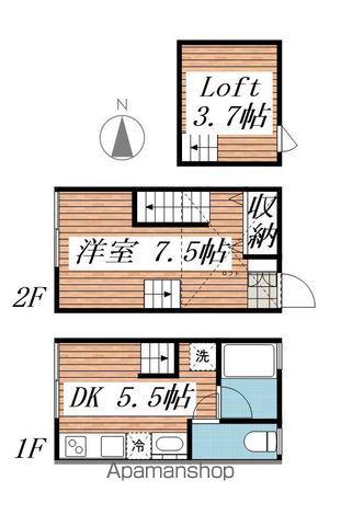ティロ・フィナーレ松戸Ａ棟(1DK)の間取り写真