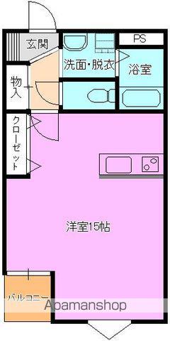 ドエルT・Y(ワンルーム/2階)の間取り写真