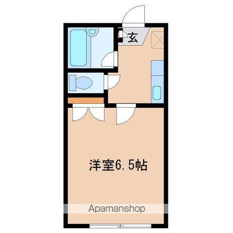 ロイヤルメゾンI(1K/1階)の間取り写真