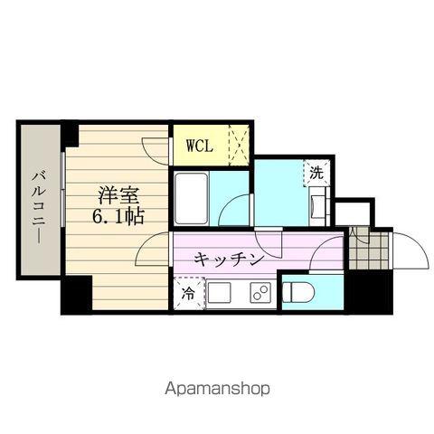 ハーモニーレジデンス上野ノースフロント 8階階 間取り