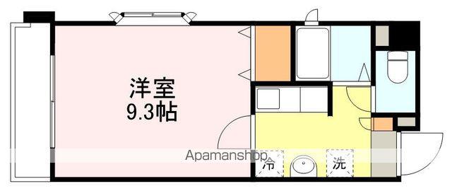 CHAYATOWN21(1K/4階)の間取り写真