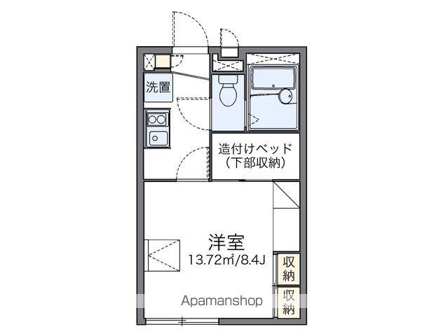 レオパレスファーム オイカワ(1K/2階)の間取り写真