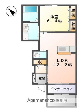 サニーコート(1LDK/1階)の間取り写真