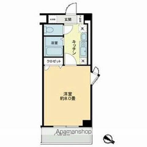 ベレーサ本山(1K/3階)の間取り写真