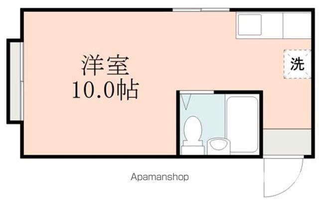 セントポーリアハイツ(ワンルーム/1階)の間取り写真