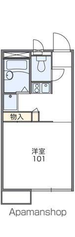 レオパレスセンチュリー(1K/1階)の間取り写真