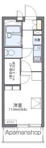 レオパレスおおさか御崎Ⅰ(1K/2階)の間取り写真
