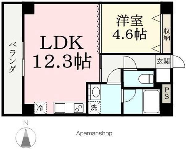 DYLAN(1LDK/2階)の間取り写真