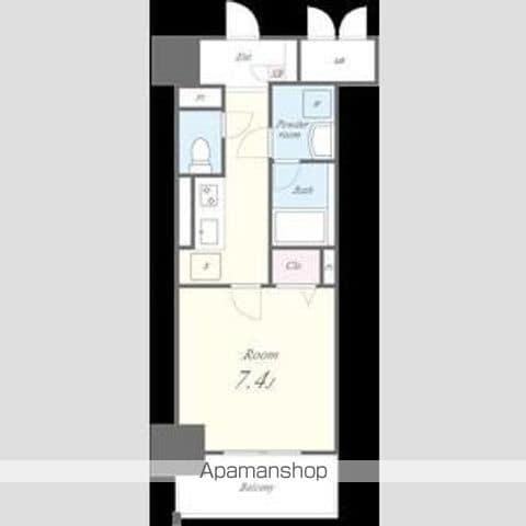 シャルマンソワレ名駅(1K/5階)の間取り写真