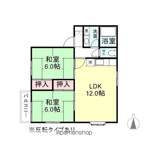 K&Kハウス(2LDK/1階)の間取り写真