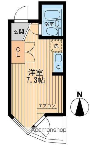 コモド駒込ハイツ(ワンルーム/4階)の間取り写真