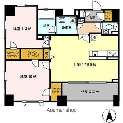 PREMIAGE泉中央(2LDK/2階)の間取り写真