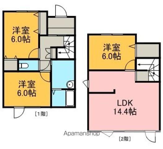 パルティール(3LDK)の間取り写真
