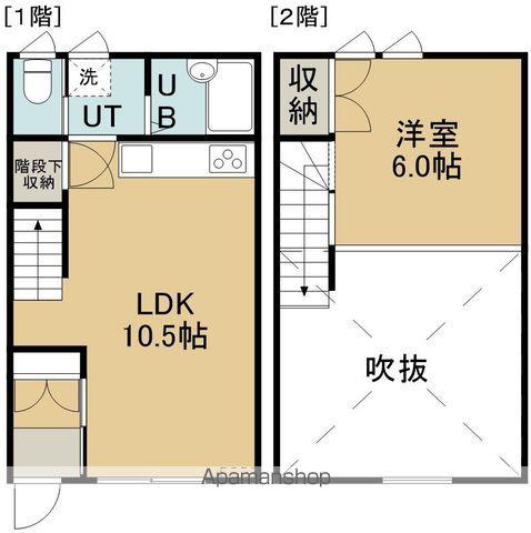 ベストヒルズⅠ(1LDK/1階)の間取り写真