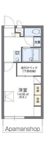 レオパレスM.N(1K/1階)の間取り写真