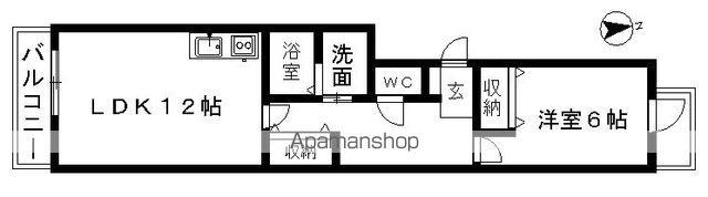 ドリーム新栄(1LDK/7階)の間取り写真