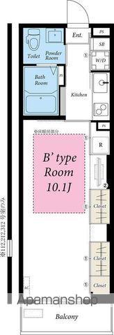 リブリ・NA.NA(1K/2階)の間取り写真