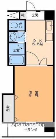 シティーハイツチェリー(1DK/3階)の間取り写真