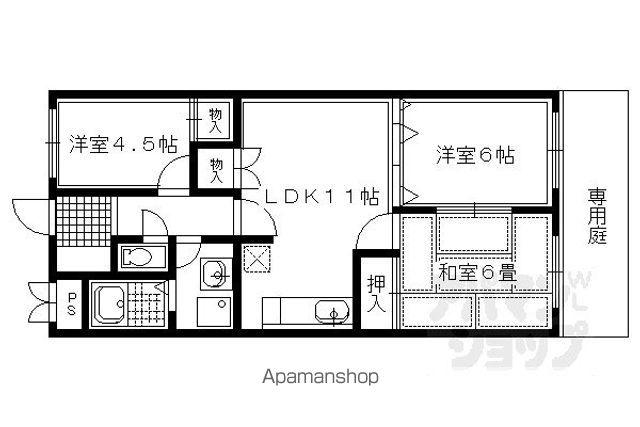 SHISEN92(3LDK/2階)の間取り写真