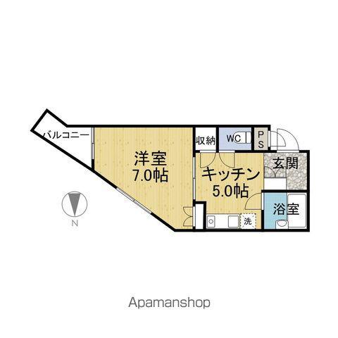パレスコペラ(1K/2階)の間取り写真