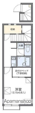 レオネクストグリーングラス(1K/2階)の間取り写真