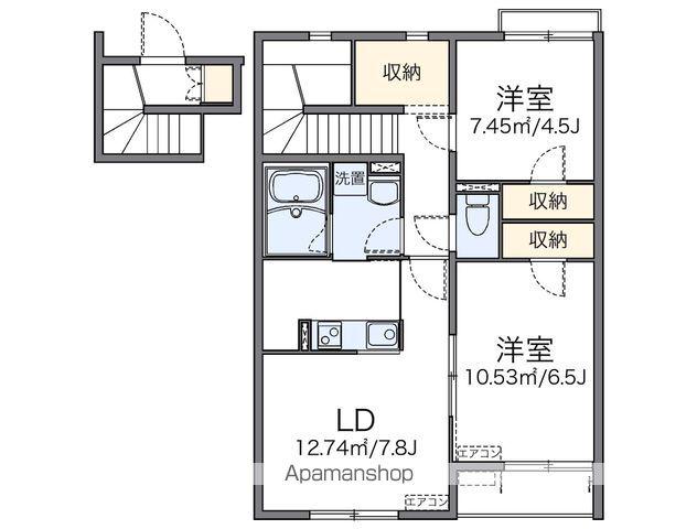 レオネクストエスポワール(2LDK/2階)の間取り写真