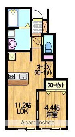 マイレリーフ(1LDK/1階)の間取り写真