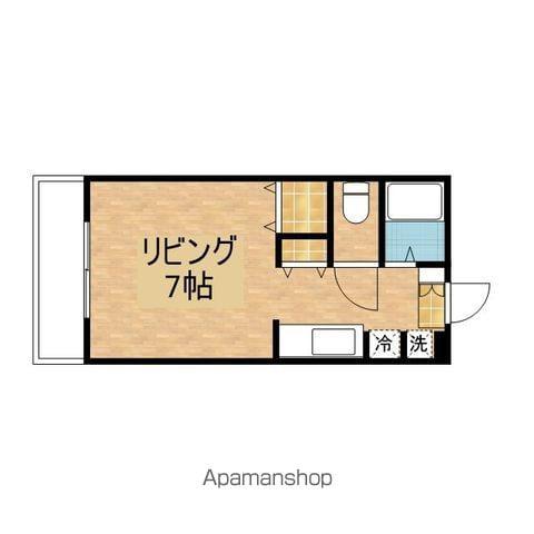 スチューデントマンション(ワンルーム/3階)の間取り写真