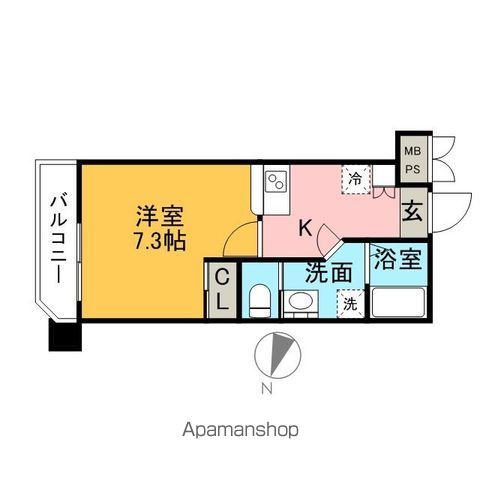サヴォイマキシマイズ博多ステーション(1K/11階)の間取り写真