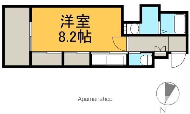 アストリアN6(ワンルーム/3階)の間取り写真