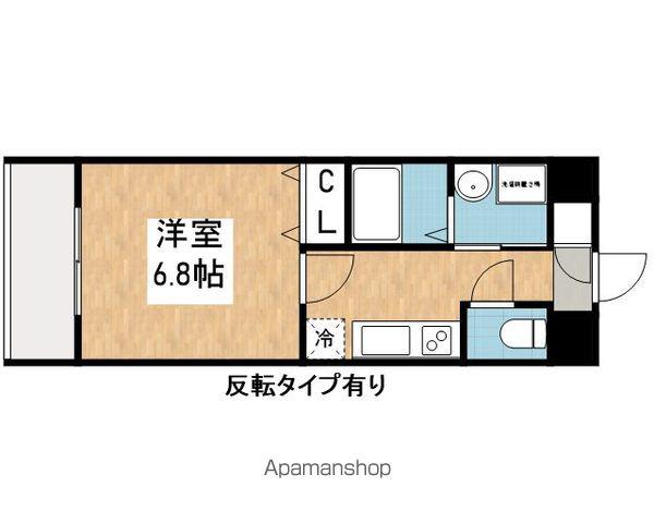 MELIV桜山(1K/2階)の間取り写真