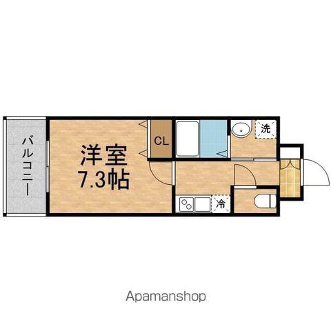 S・CUTE城東中央(1K/3階)の間取り写真