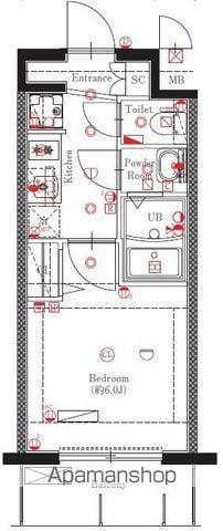 MAXIV名古屋(1K/8階)の間取り写真