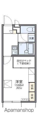レオパレス良栄(1K/1階)の間取り写真