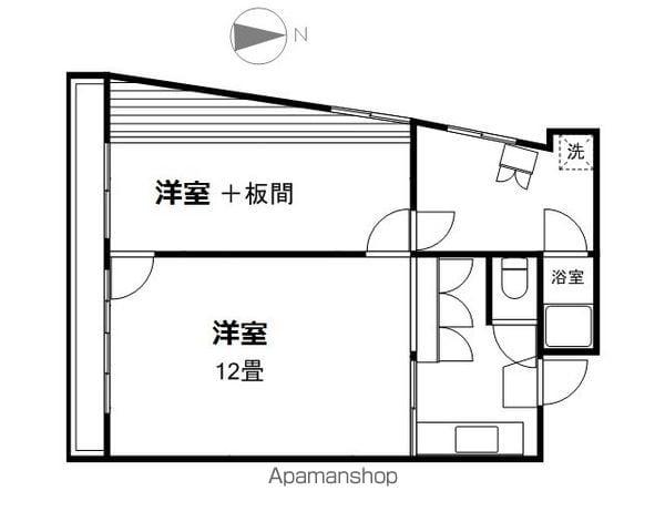 大成アパート(2K/2階)の間取り写真