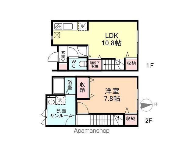 ロメオ・Ⅰ(1LDK)の間取り写真
