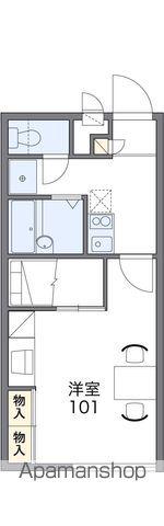 レオパレスクライフ(1K/1階)の間取り写真