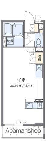 レオネクスト亜土(ワンルーム/2階)の間取り写真