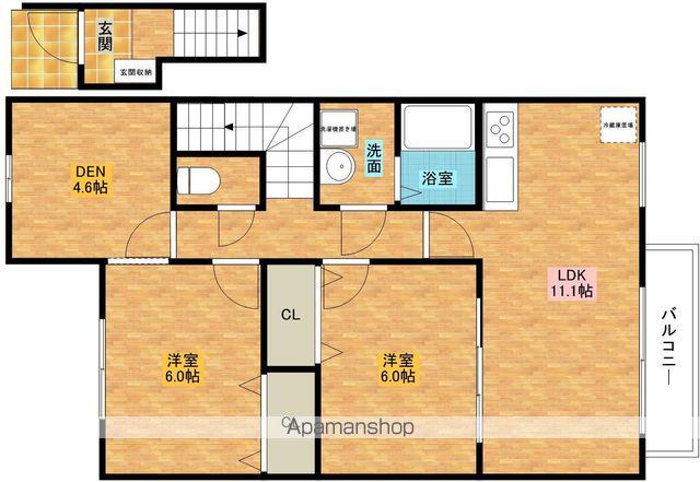 アーバン新家(2SLDK/2階)の間取り写真