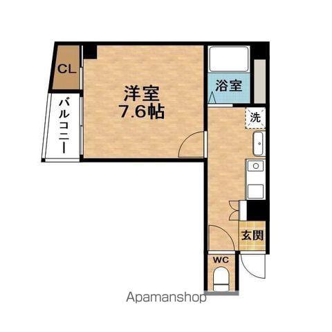 VICTOIREFUKUSHIMA(1K/4階)の間取り写真