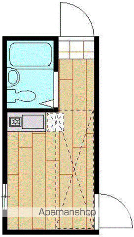 ライフピア コリーヌ(ワンルーム/2階)の間取り写真