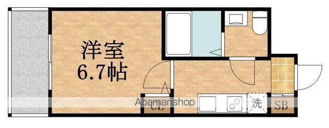 PLA-DIO新深江(1K/8階)の間取り写真