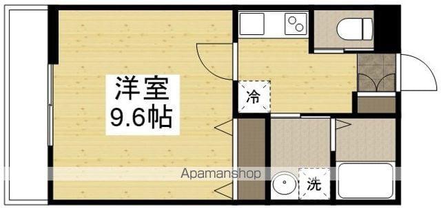 エスコートⅠ(1K/1階)の間取り写真