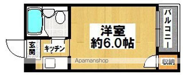 シャトルスギモト(1K/2階)の間取り写真