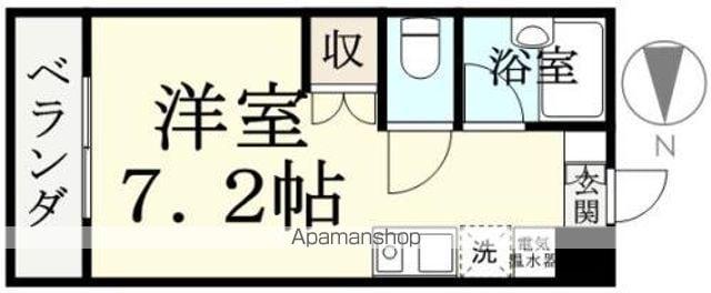 スプレモ.メゾンD(ワンルーム/7階)の間取り写真