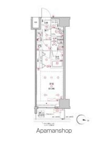 クレイシア板橋本町(1K/5階)の間取り写真