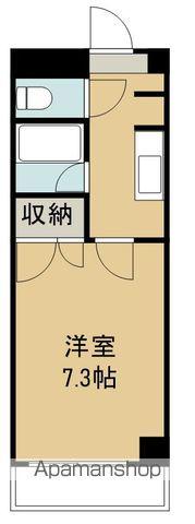 ハピネス上飯田(1K/1階)の間取り写真