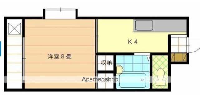 メルヘンハイツ小坂(1K/3階)の間取り写真