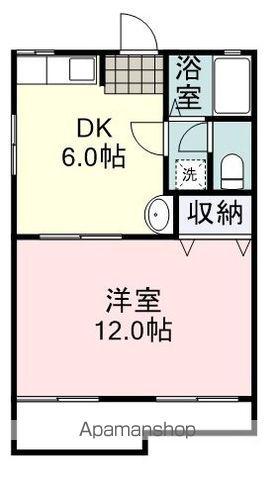 コンシェール西島(1DK/2階)の間取り写真