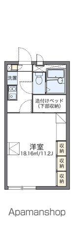 レオパレスビーンズ(1K/2階)の間取り写真